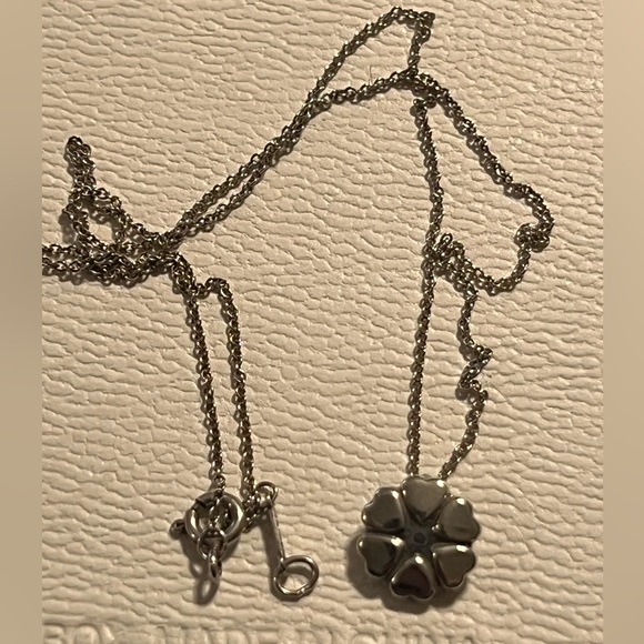 Tiffany & Co. Silver Flower Necklace - Picture 2 of 3